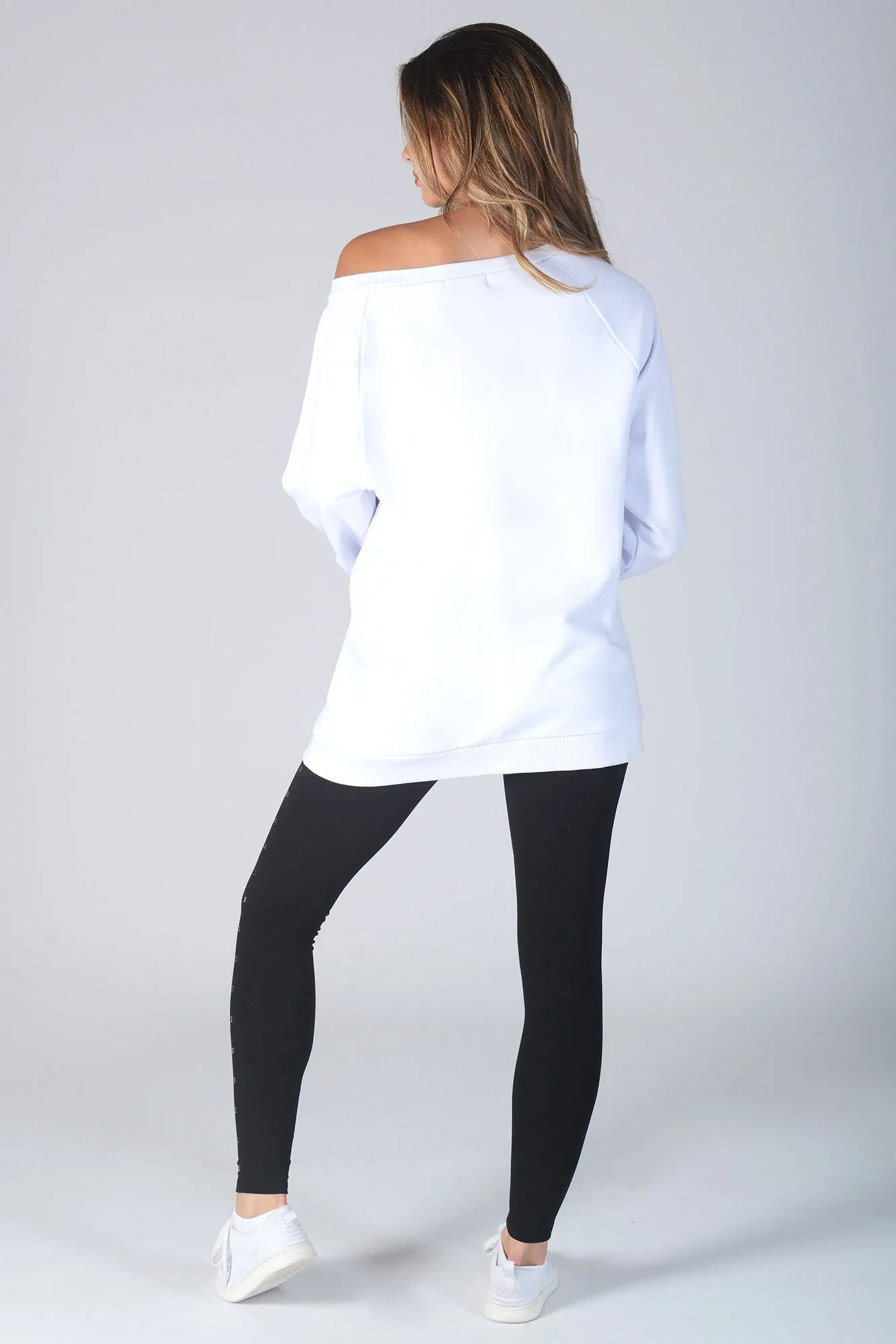 Monster Glitter Logo Oversized Sweater