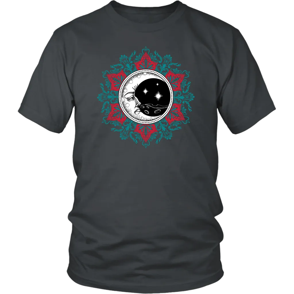 Moon and Stars T-shirt, Nighttime Meditation Shirt