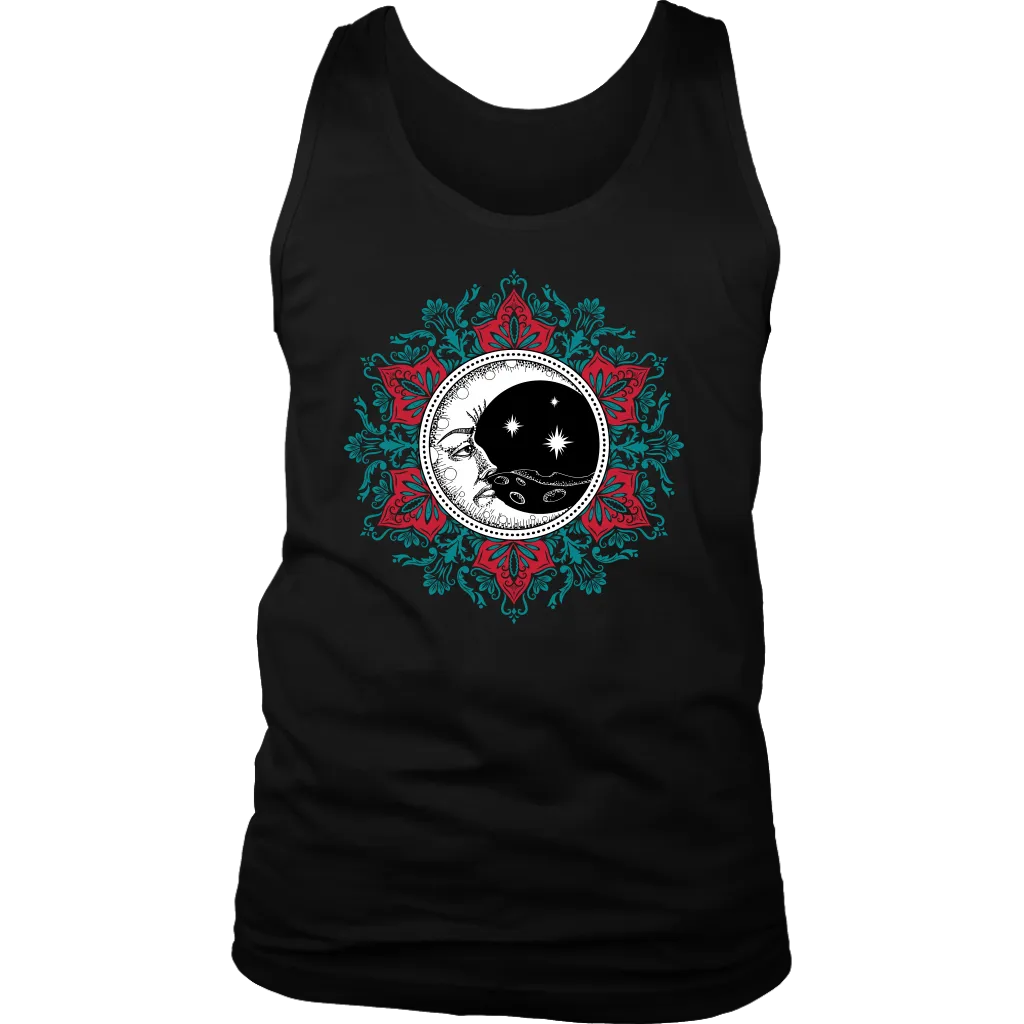 Moon and Stars T-shirt, Nighttime Meditation Shirt