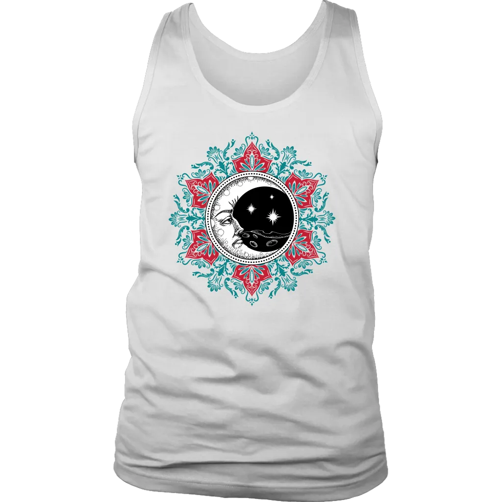Moon and Stars T-shirt, Nighttime Meditation Shirt