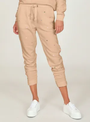 Multi Embroidered Shape Jogger
