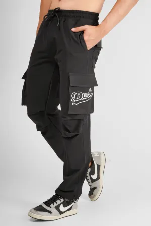 Myriad Relaxed Fit Cargo Pants (Dark Grey)