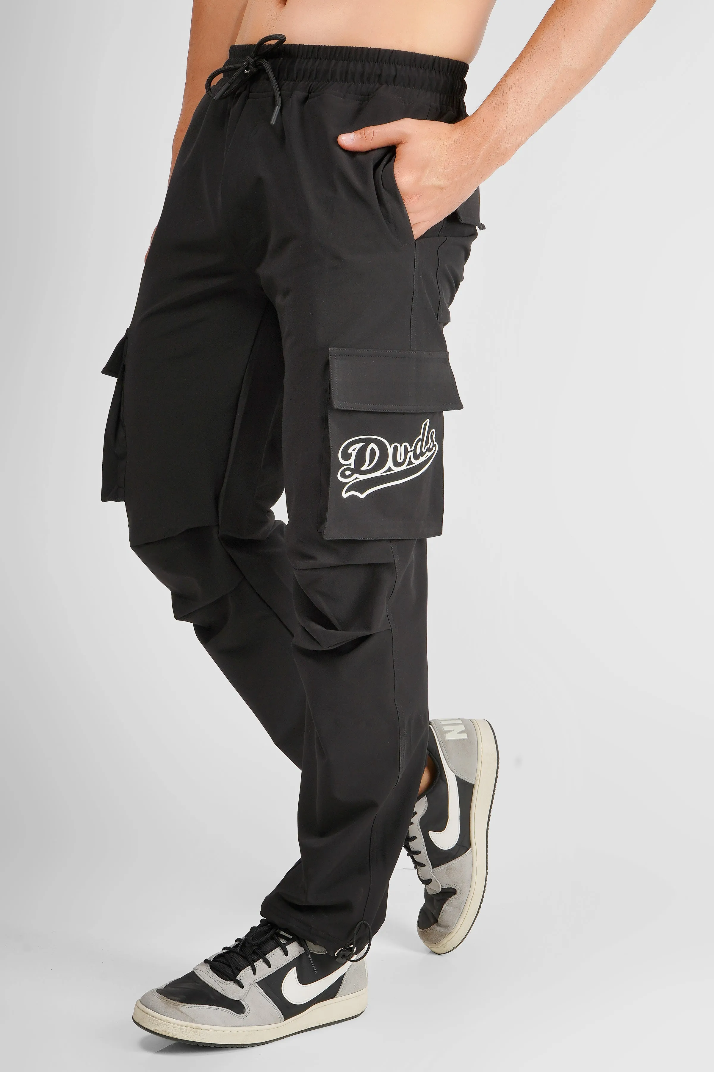 Myriad Relaxed Fit Cargo Pants (Dark Grey)