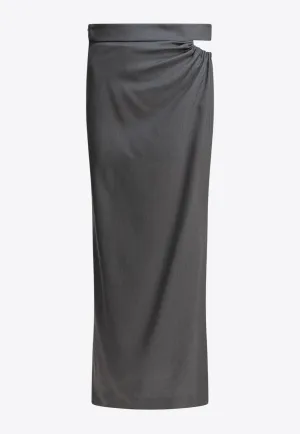 Navona Wool Maxi Skirt
