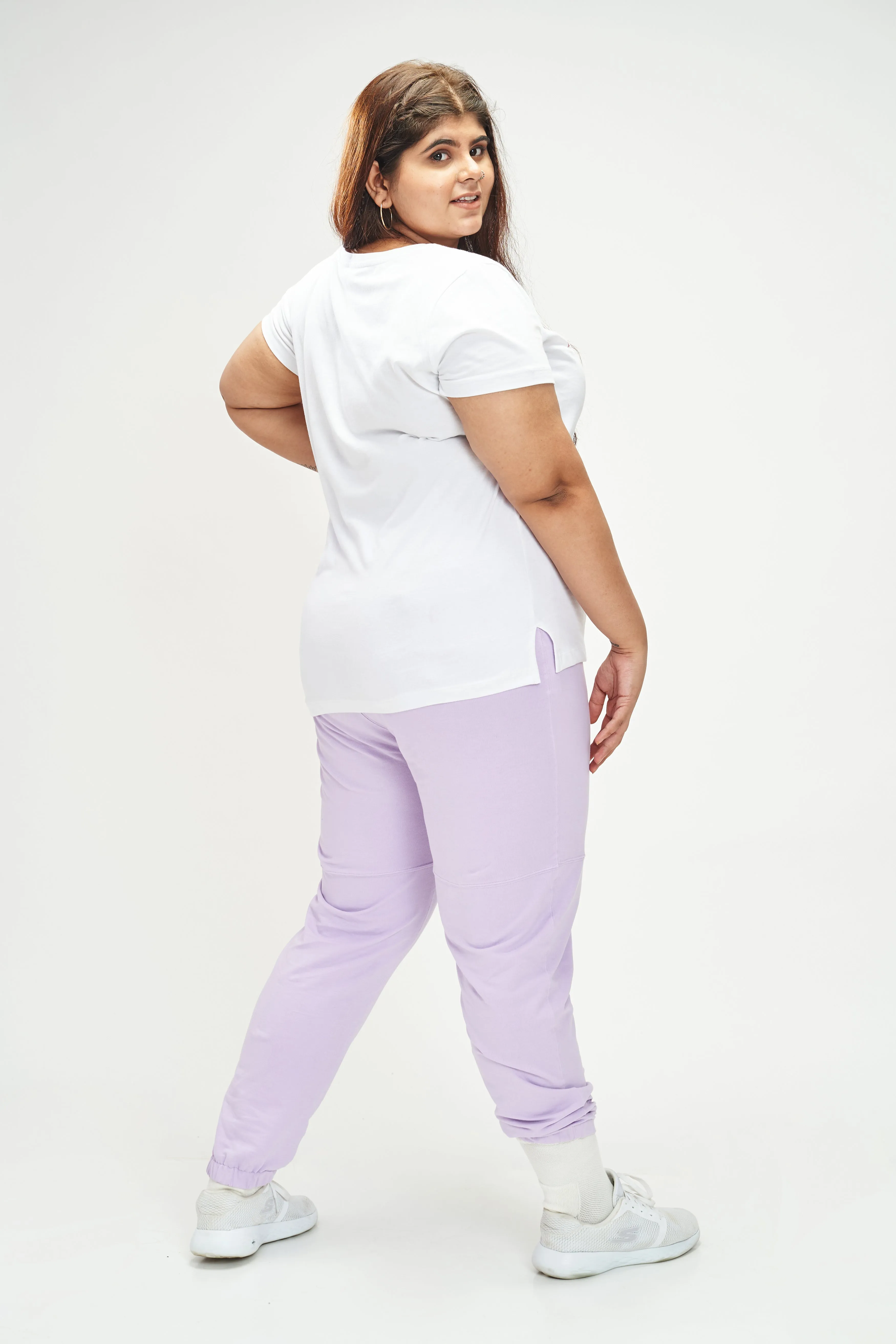 Off Duty Joggers: Lavender