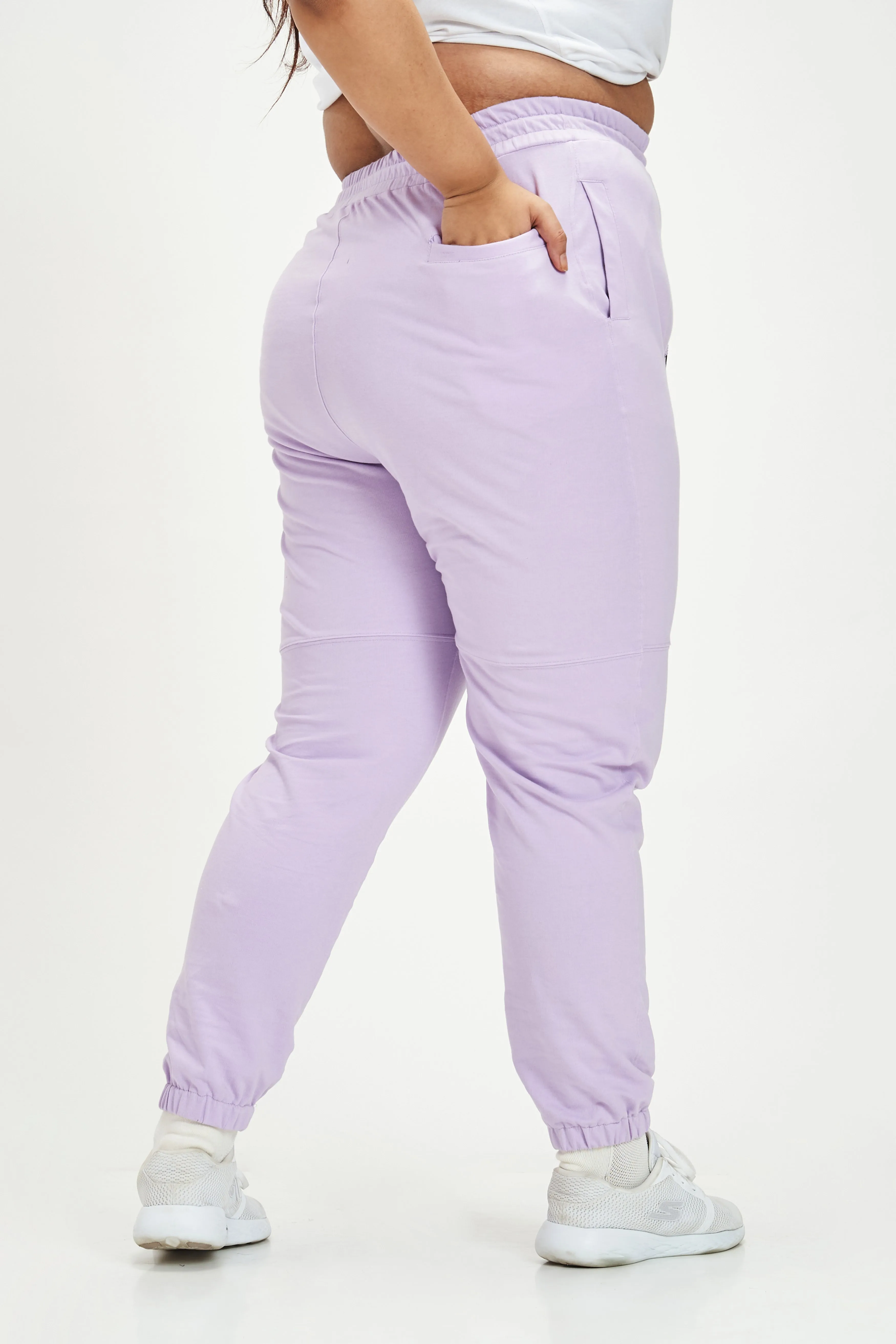 Off Duty Joggers: Lavender