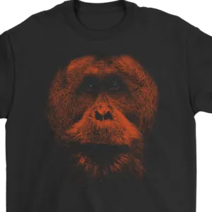 Orangutan T-shirt, Orangutan Gift, Ape T-shirt, Ape Gift, Orangutan Shirt