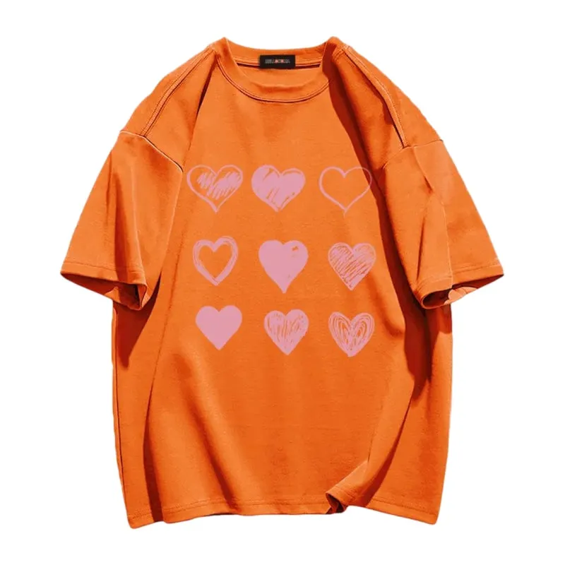 Painting Love Print T-shirt