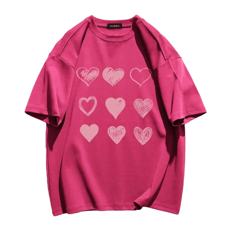 Painting Love Print T-shirt