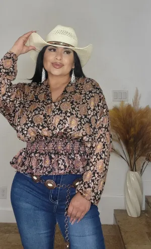 PAISLEY PRINT TOP