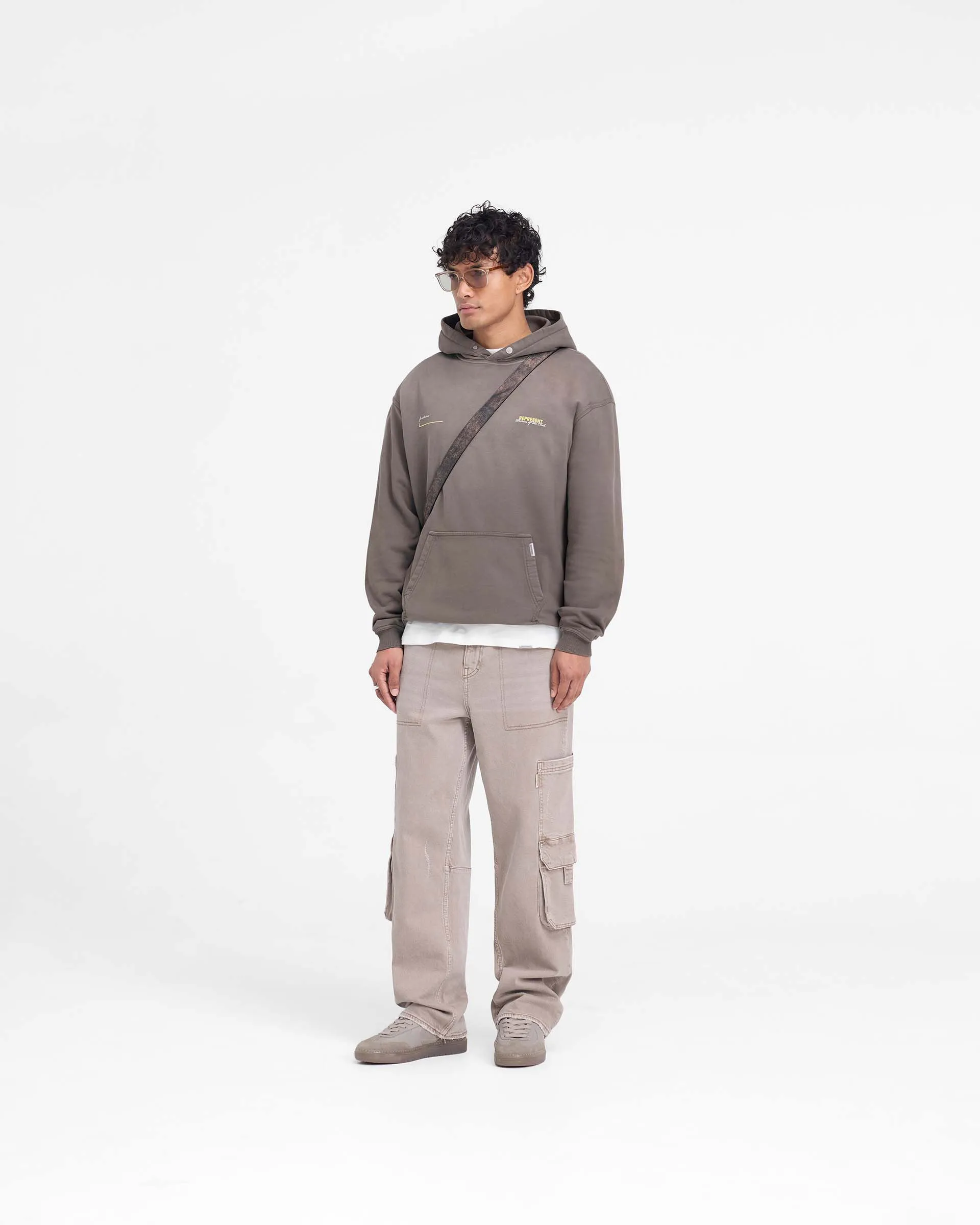 Patron Of The Club Hoodie - Washed Olive