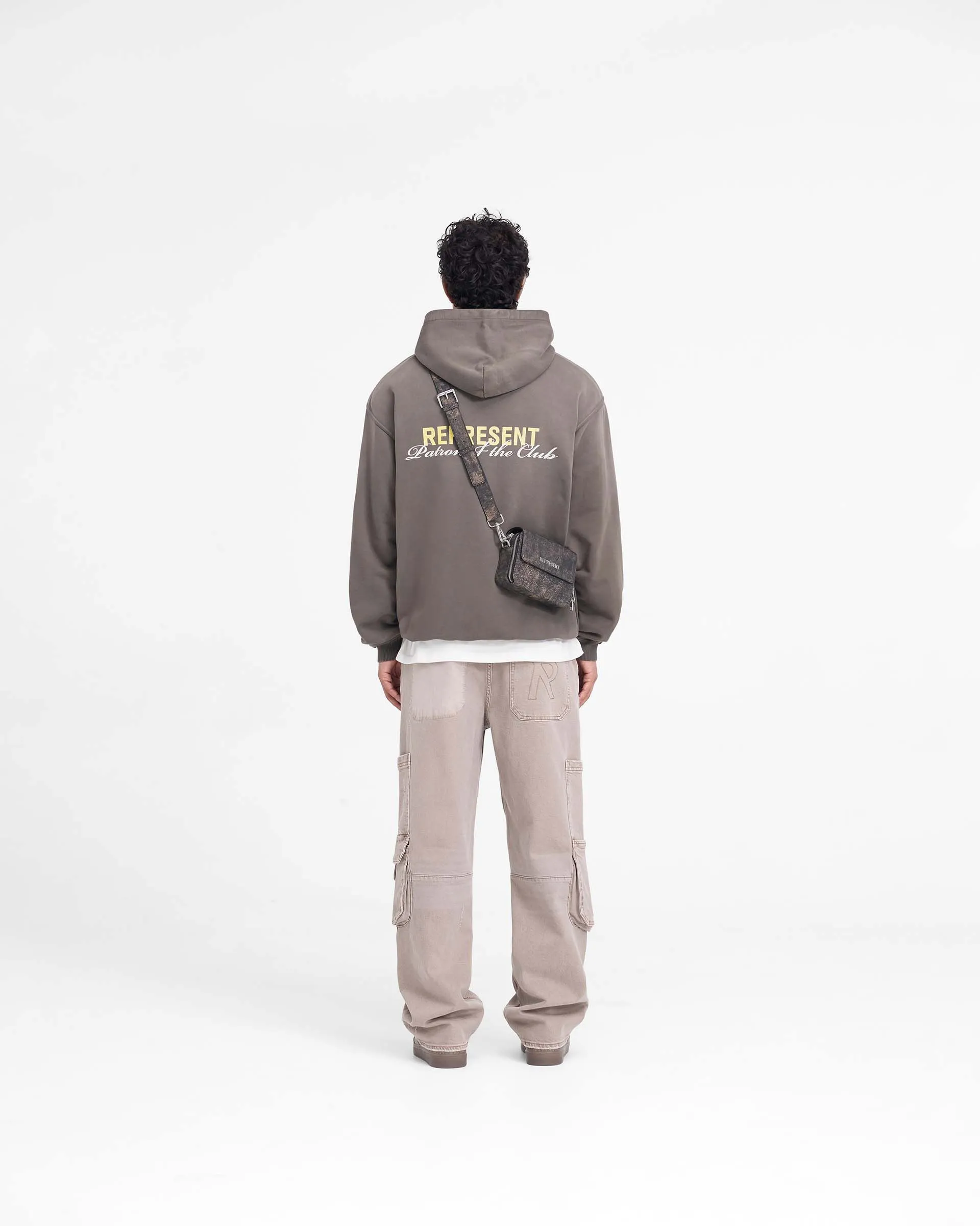 Patron Of The Club Hoodie - Washed Olive