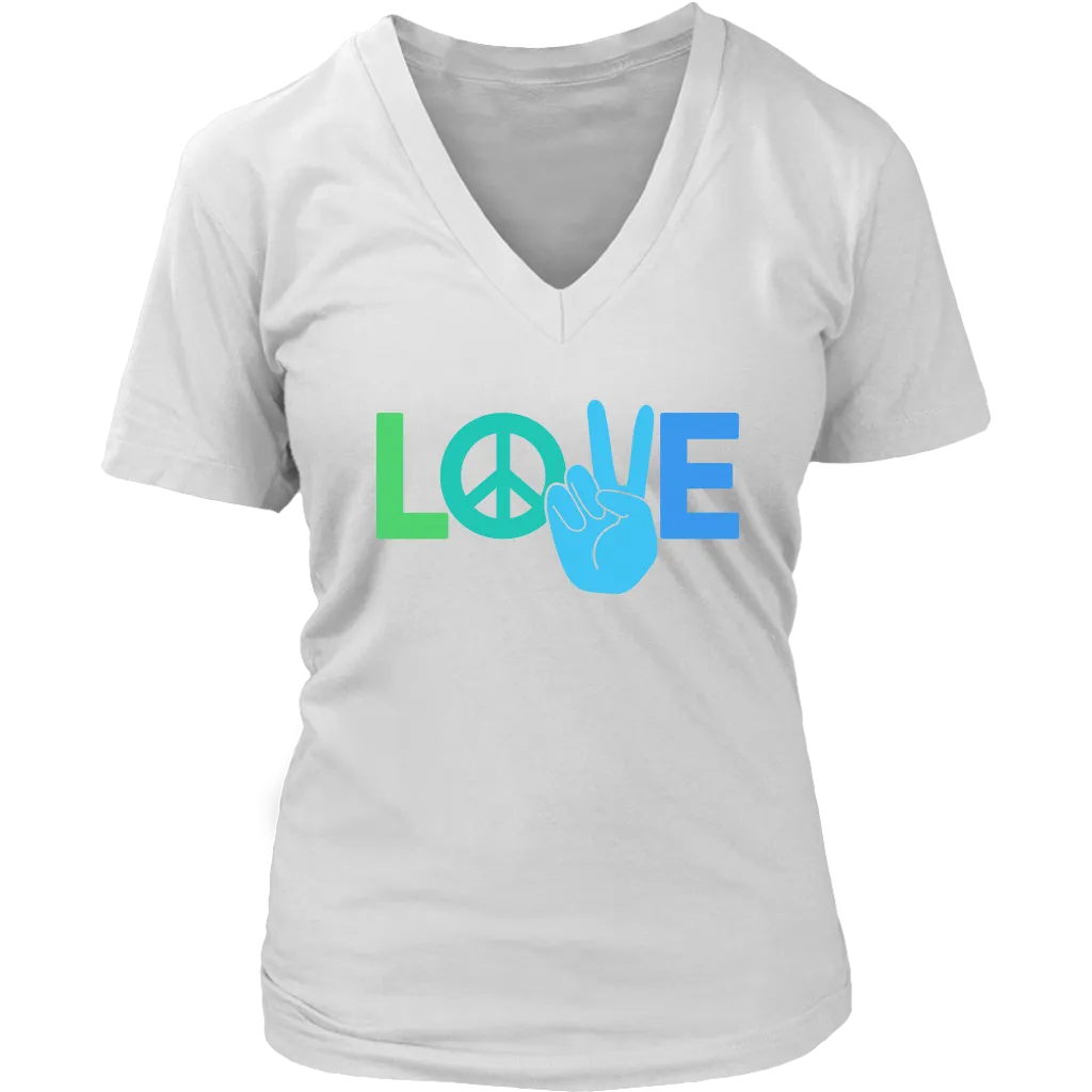 Peace and Love T-shirt, Gift for Hippie, Love Shirt, Gift of Love, Psychedelic Shirt
