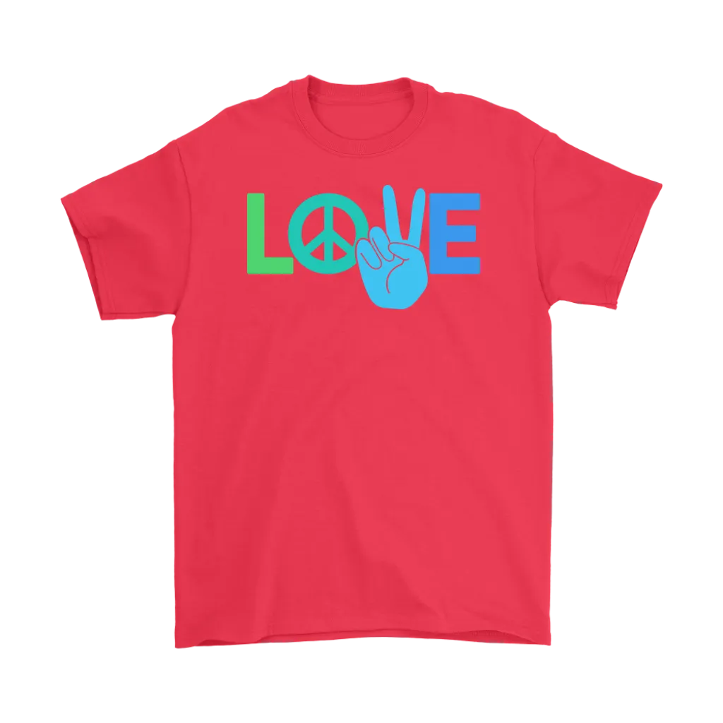 Peace and Love T-shirt, Gift for Hippie, Love Shirt, Gift of Love, Psychedelic Shirt