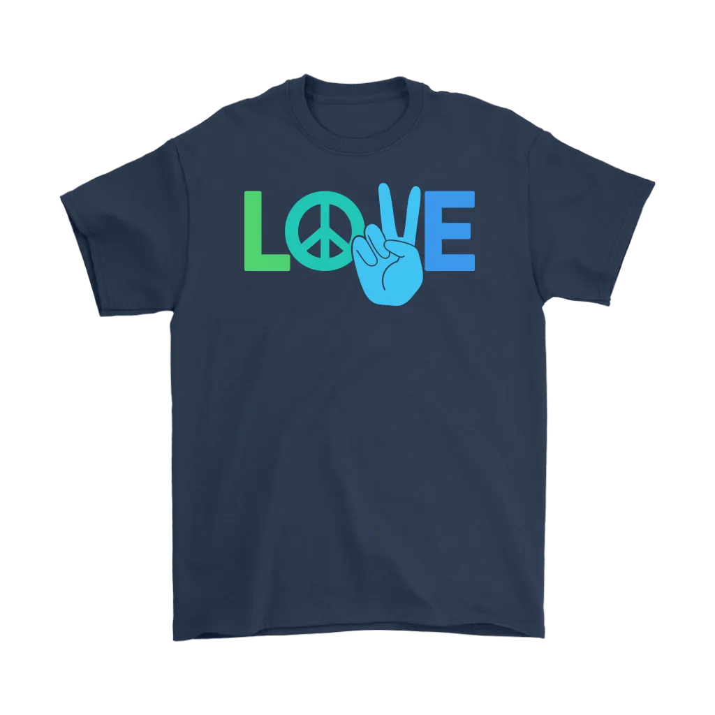 Peace and Love T-shirt, Gift for Hippie, Love Shirt, Gift of Love, Psychedelic Shirt