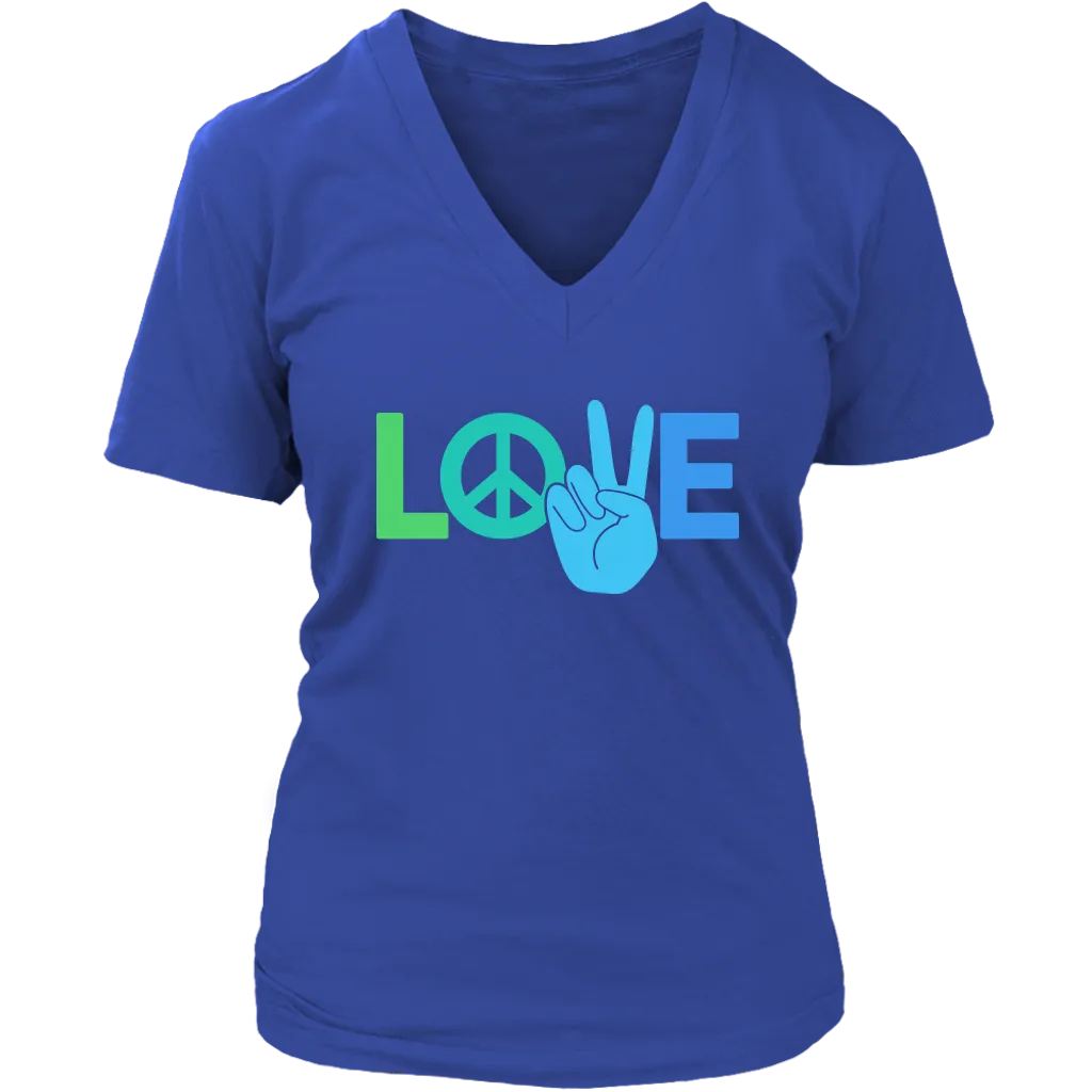 Peace and Love T-shirt, Gift for Hippie, Love Shirt, Gift of Love, Psychedelic Shirt