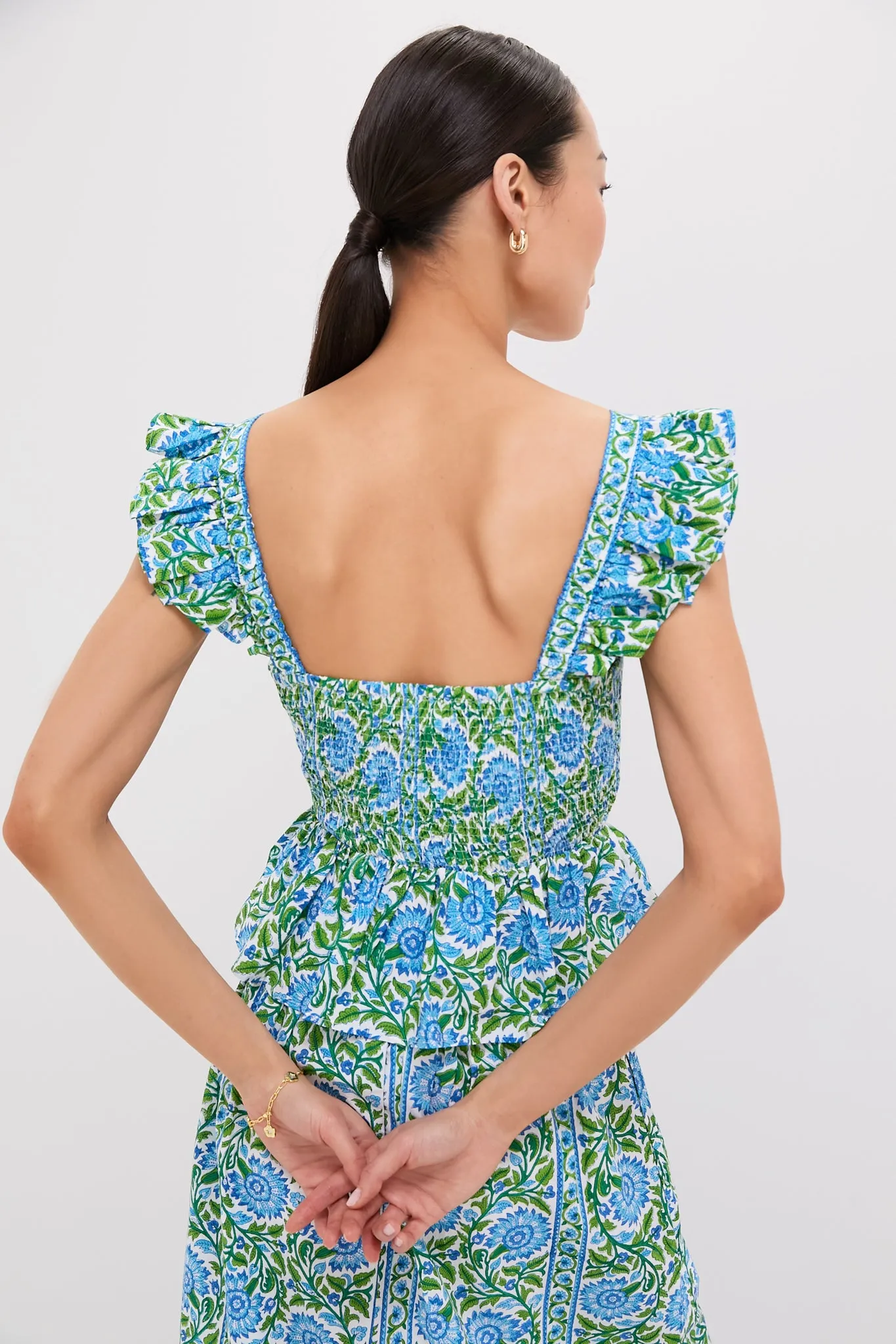 Peacock Border Freya Top