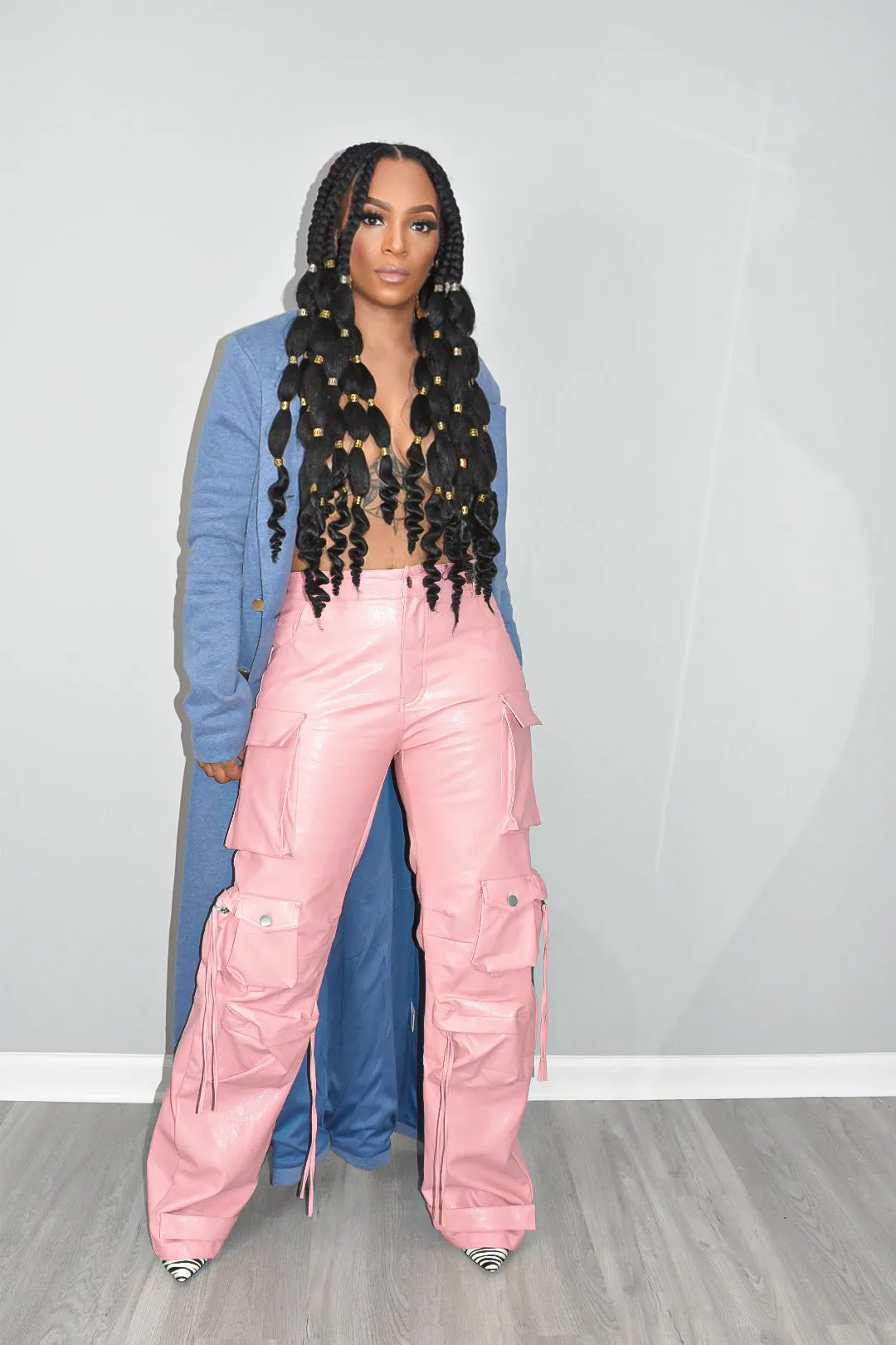 Pinky POPPIN Cargo Pants