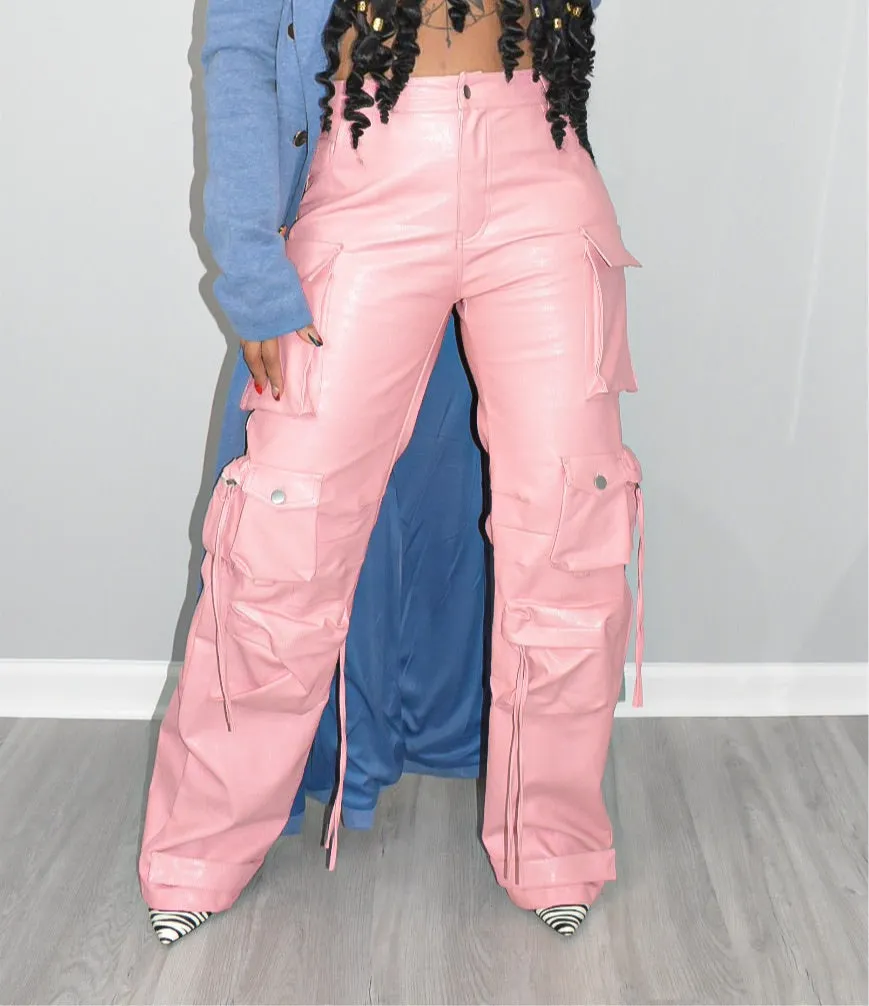 Pinky POPPIN Cargo Pants