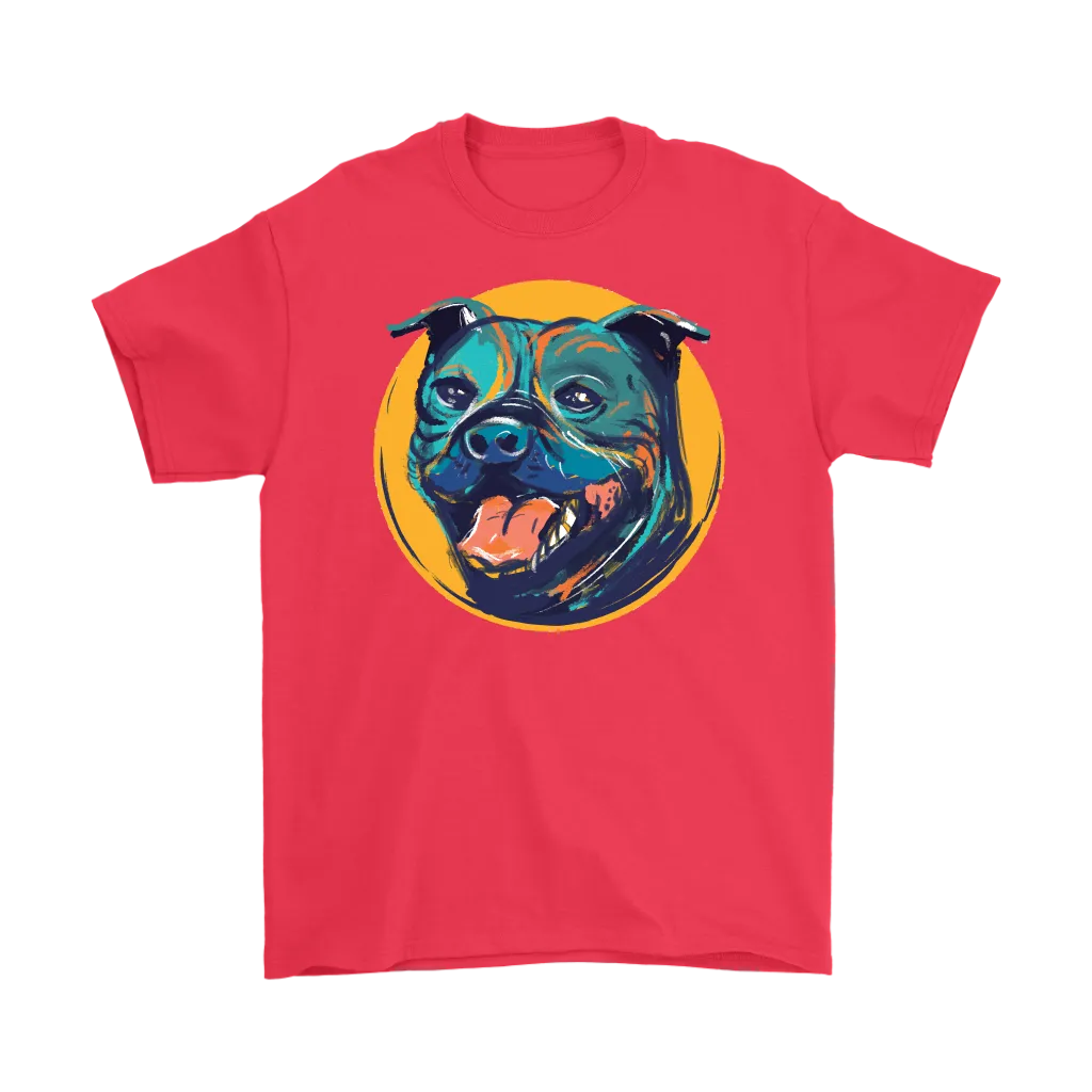 Pitbull T-shirt, Gift for Pitbull Lover, Friendly Pitbull T-shirt, Love my Pitbull Shirt