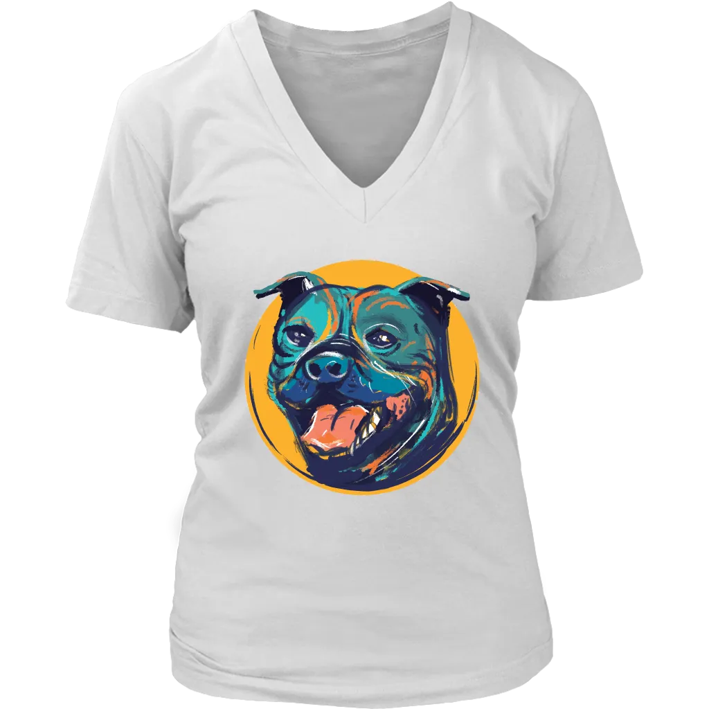 Pitbull T-shirt, Gift for Pitbull Lover, Friendly Pitbull T-shirt, Love my Pitbull Shirt