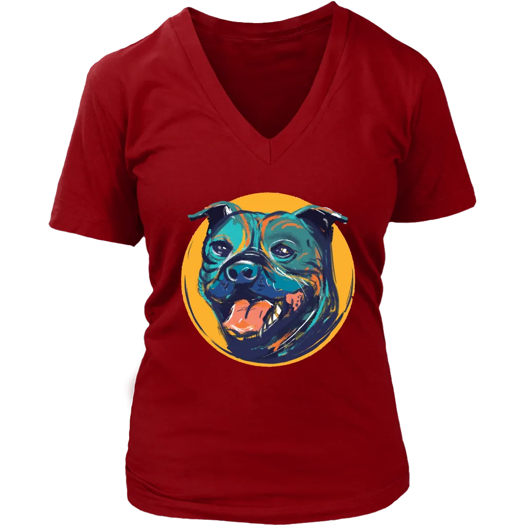Pitbull T-shirt, Gift for Pitbull Lover, Friendly Pitbull T-shirt, Love my Pitbull Shirt