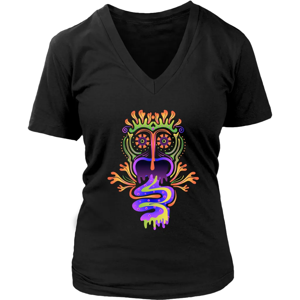 Psychedelic T-shirt, Gift for Hippie, Psychedelic Face Shirt, Psychedelic Gift