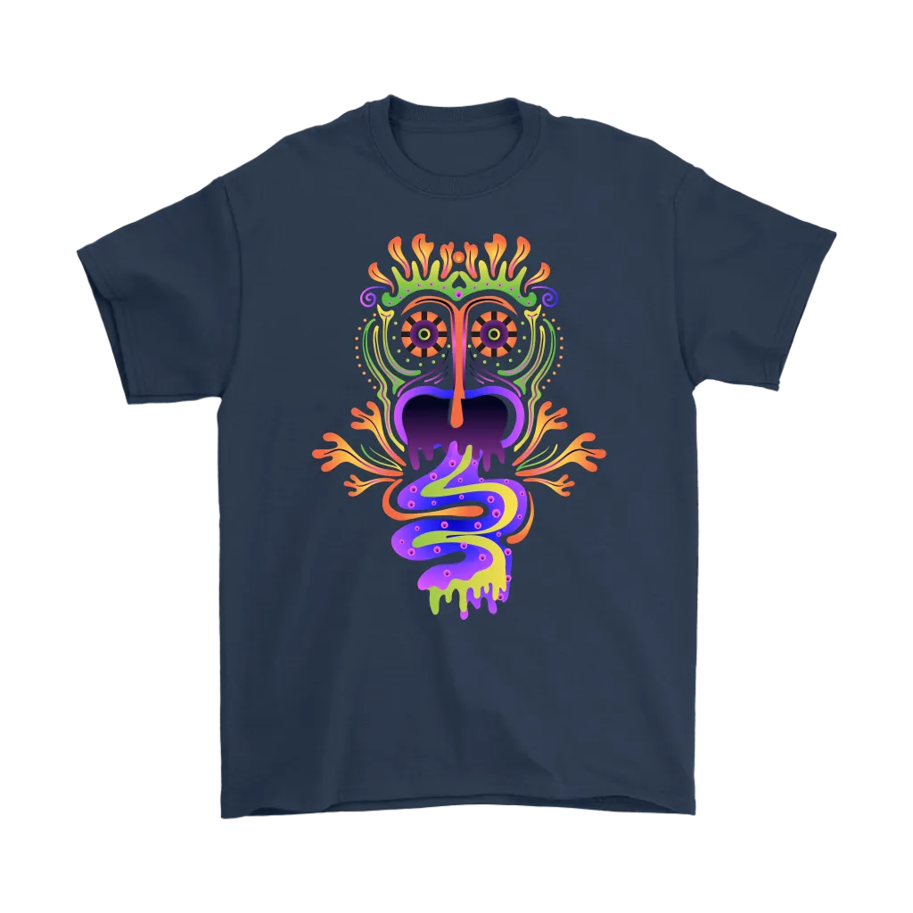 Psychedelic T-shirt, Gift for Hippie, Psychedelic Face Shirt, Psychedelic Gift