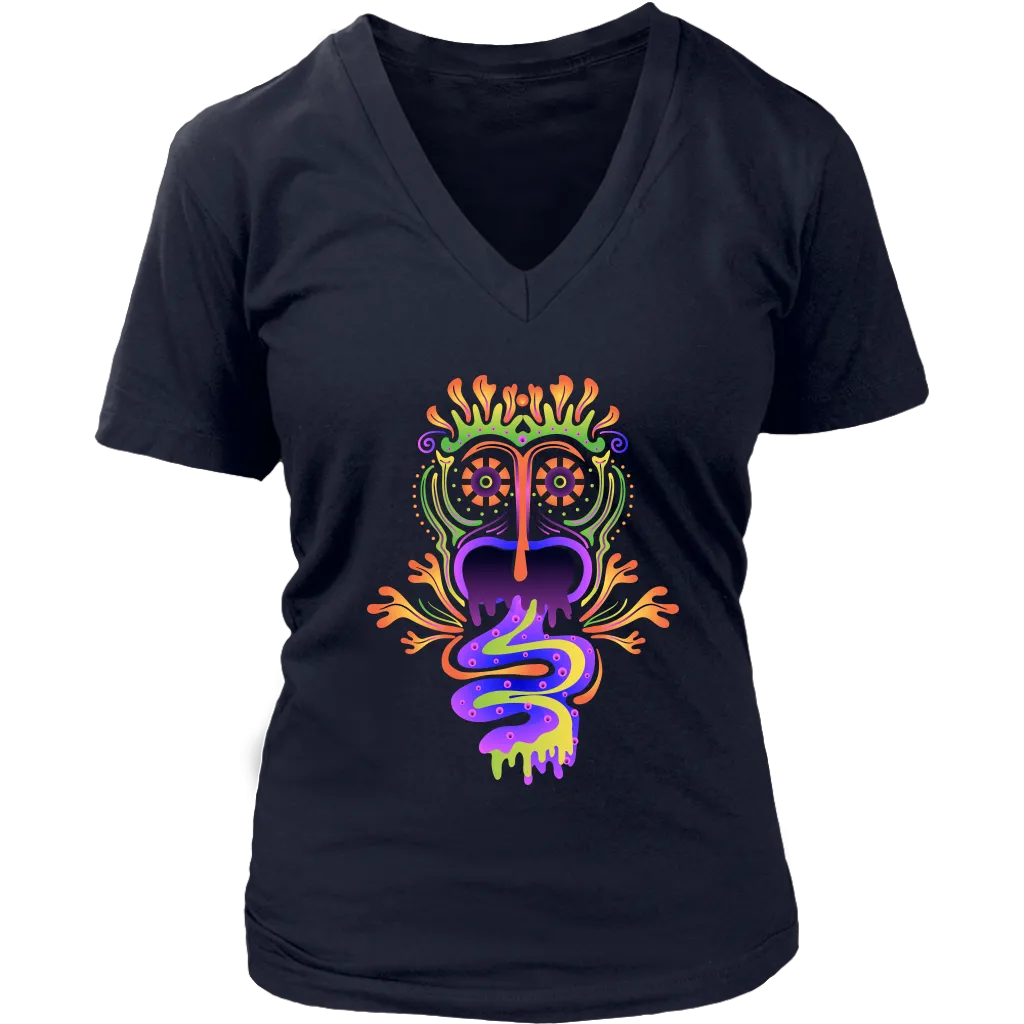 Psychedelic T-shirt, Gift for Hippie, Psychedelic Face Shirt, Psychedelic Gift