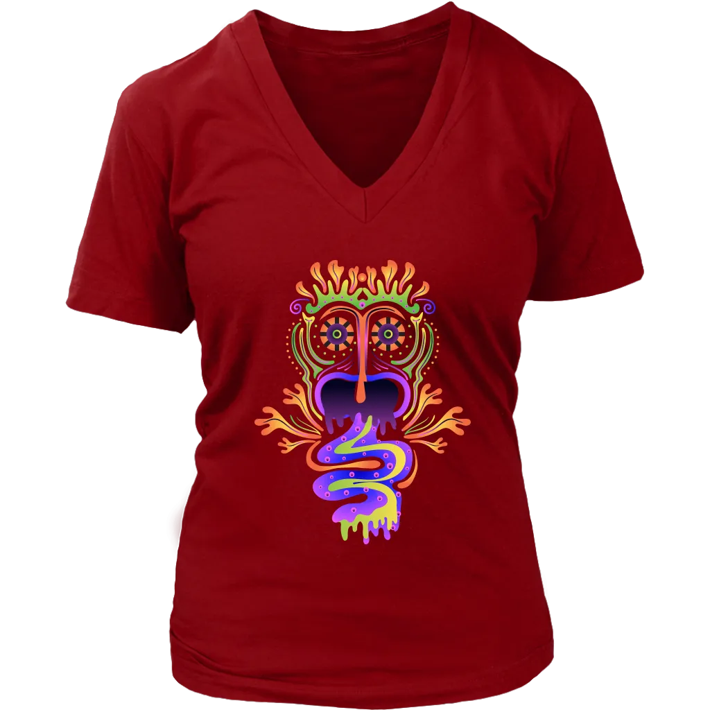 Psychedelic T-shirt, Gift for Hippie, Psychedelic Face Shirt, Psychedelic Gift