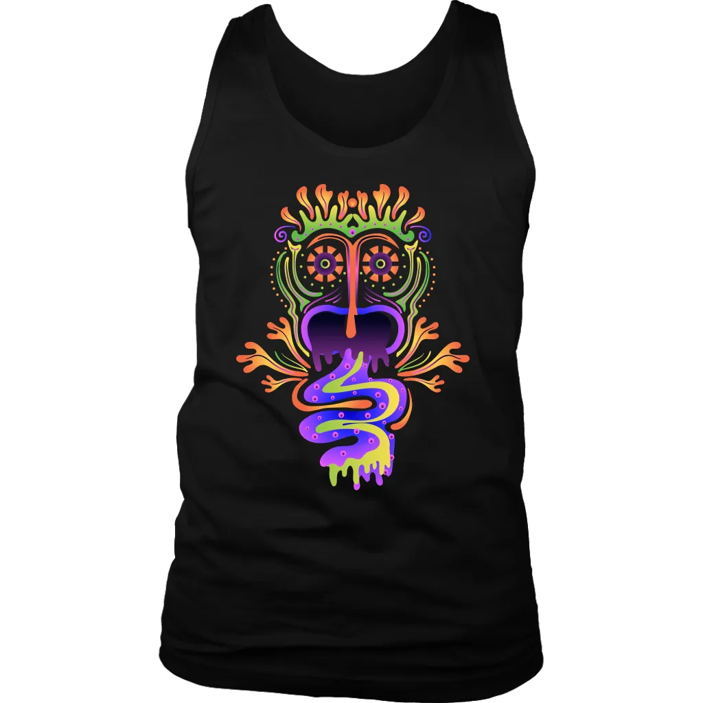 Psychedelic T-shirt, Gift for Hippie, Psychedelic Face Shirt, Psychedelic Gift