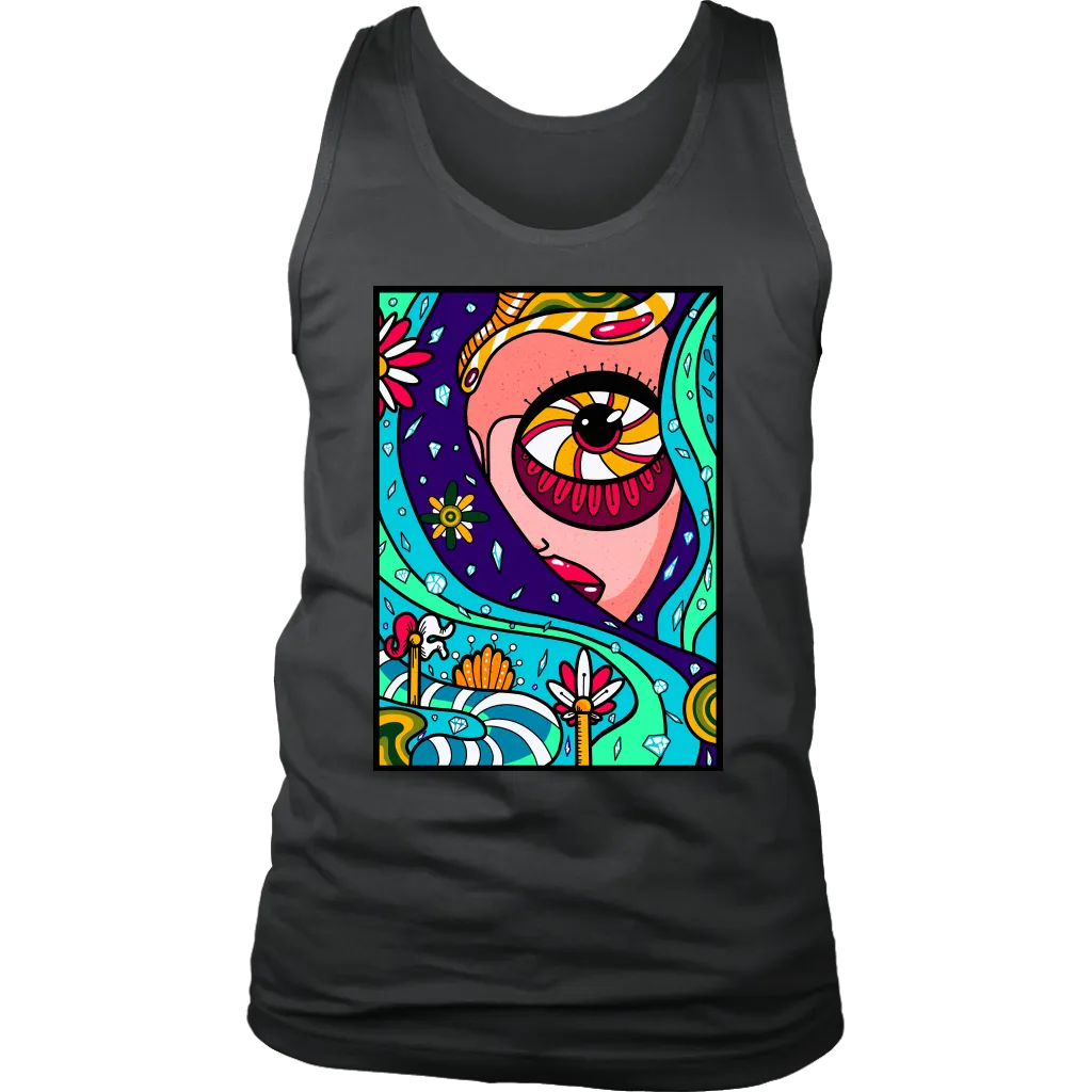 Psychedelic T-shirt, Gift for Hippie, Psychedelic Girl Shirt, Psychedelic Gift, Abstract T-shirt