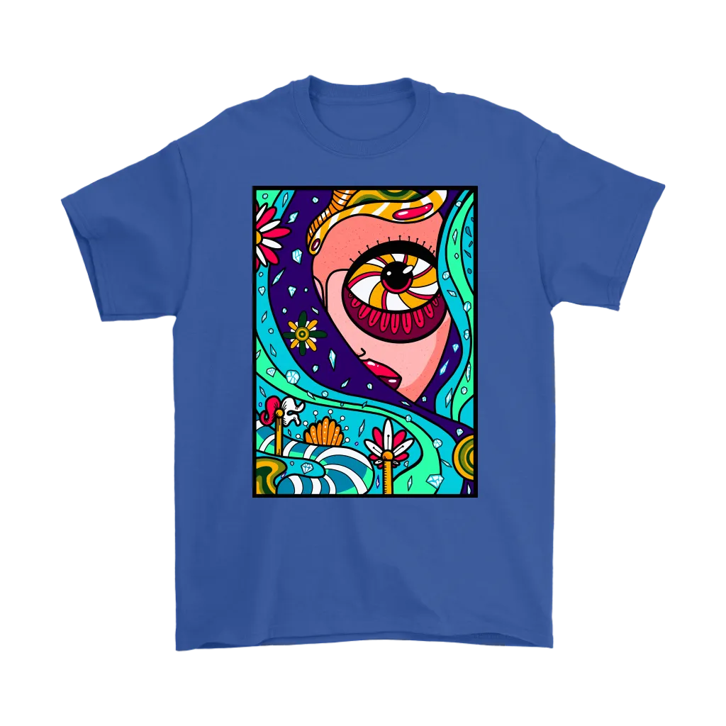 Psychedelic T-shirt, Gift for Hippie, Psychedelic Girl Shirt, Psychedelic Gift, Abstract T-shirt
