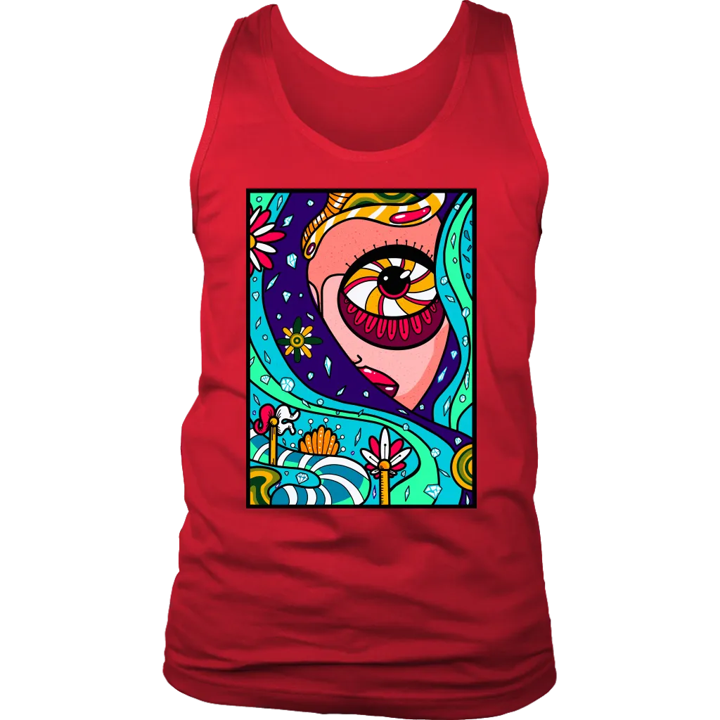 Psychedelic T-shirt, Gift for Hippie, Psychedelic Girl Shirt, Psychedelic Gift, Abstract T-shirt