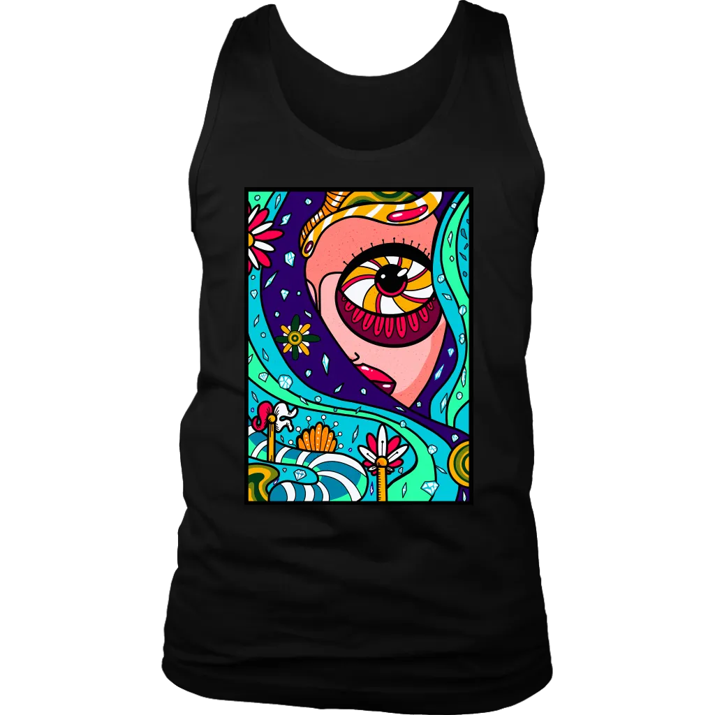 Psychedelic T-shirt, Gift for Hippie, Psychedelic Girl Shirt, Psychedelic Gift, Abstract T-shirt