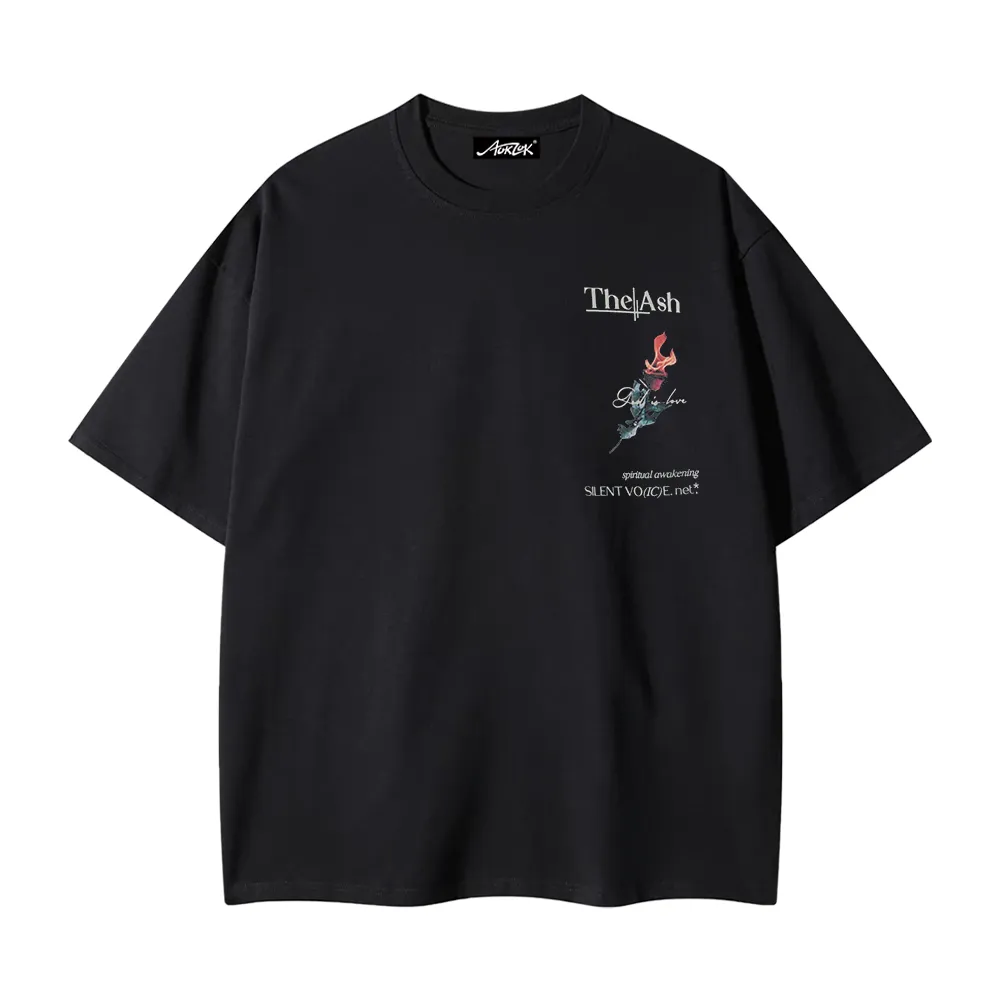 Pure Cotton 260G Flame Rose T-shirt