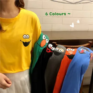 "SEASME STREET CARTOON" T-SHIRT K072901