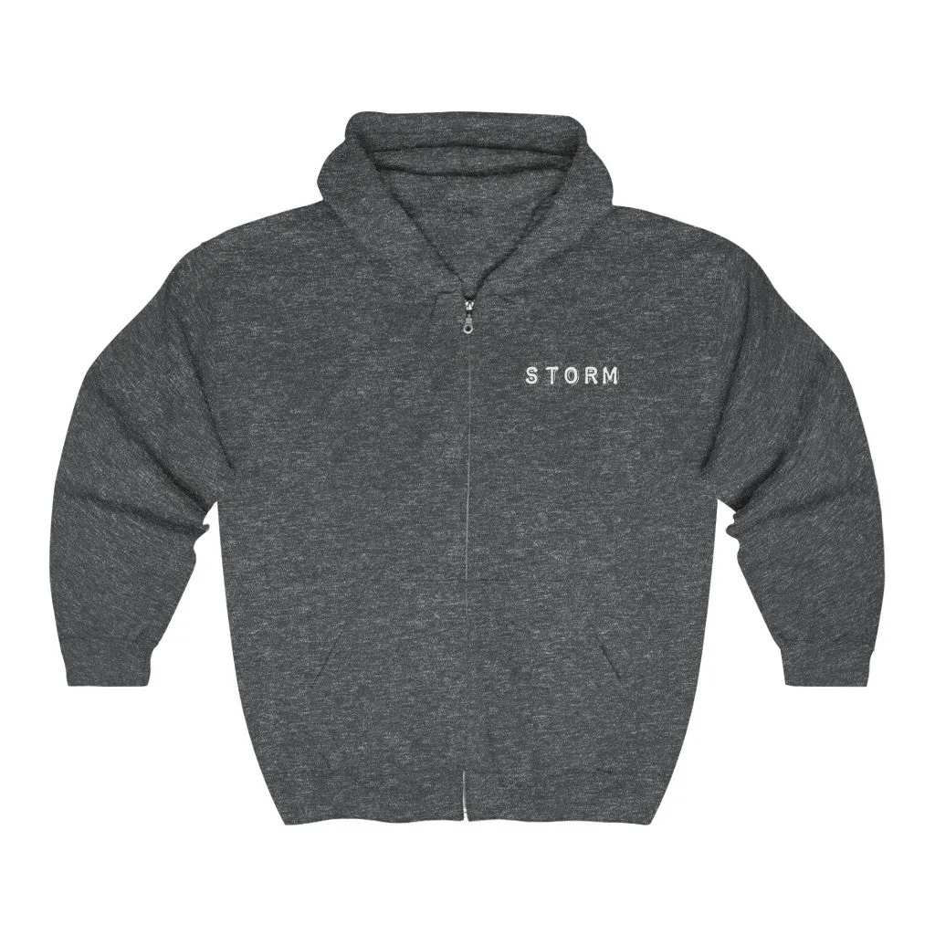 "Storm" Zip Adult Hoodie