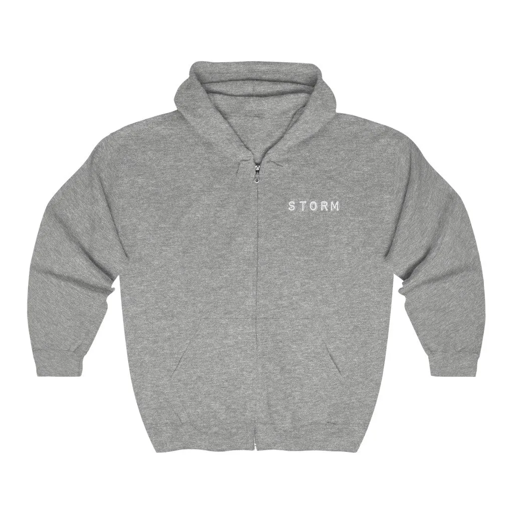 "Storm" Zip Adult Hoodie
