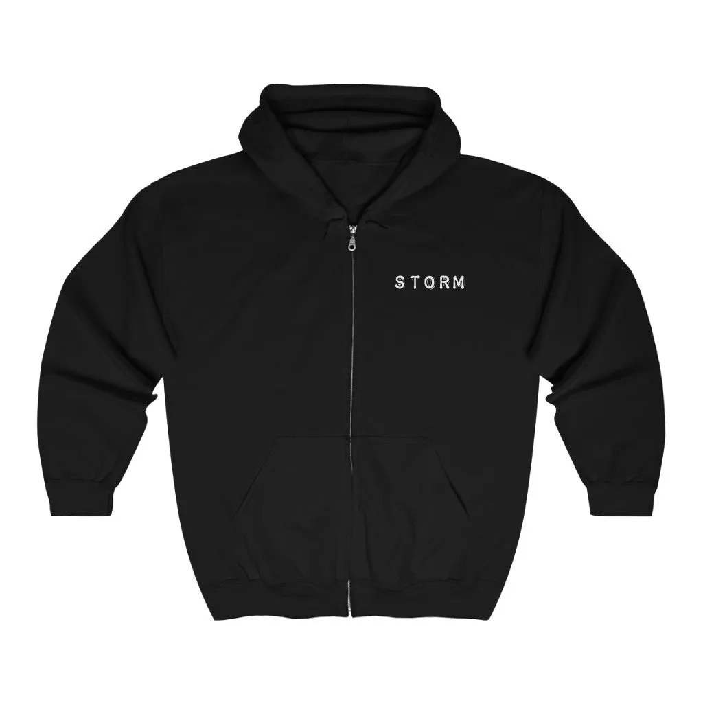 "Storm" Zip Adult Hoodie