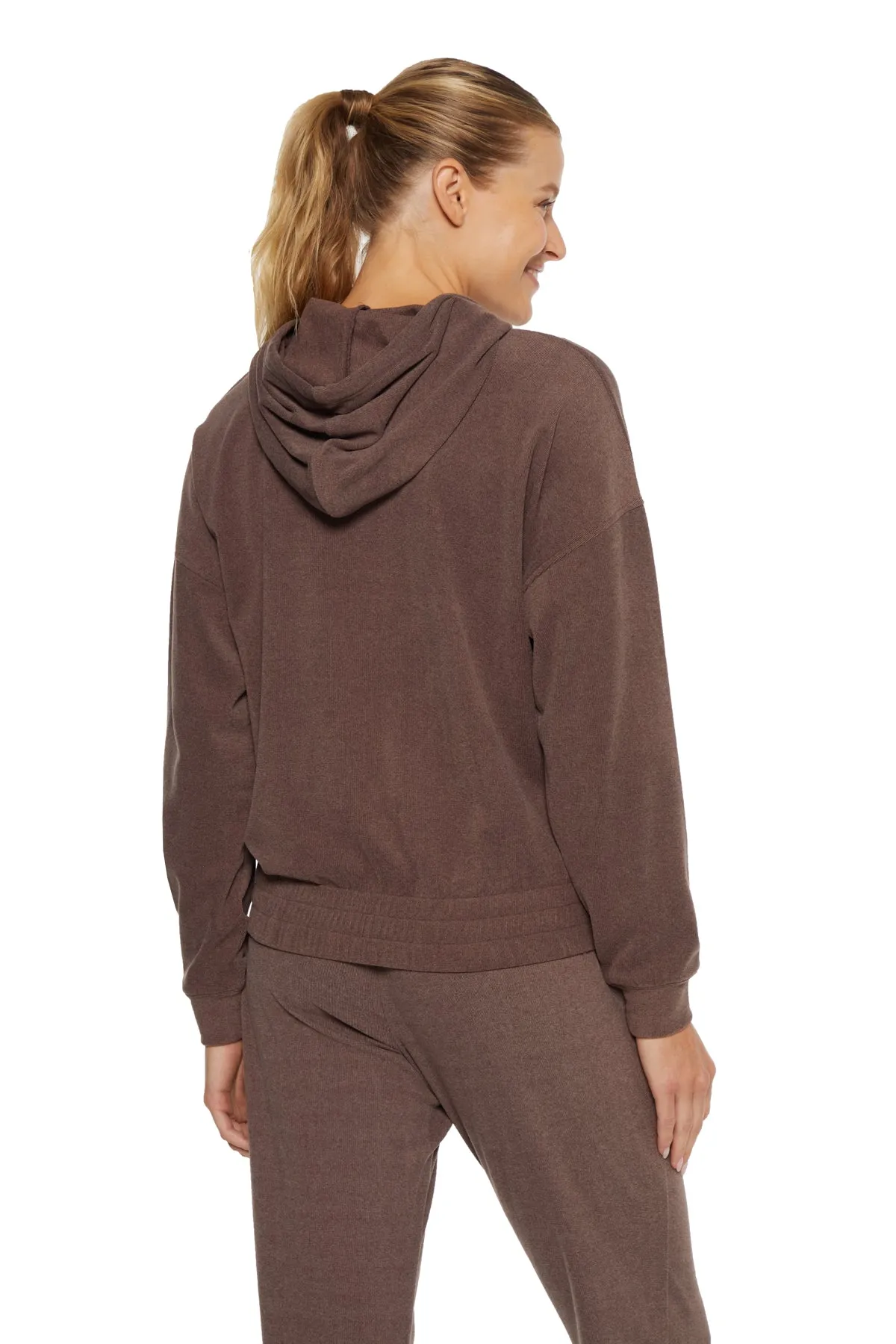 Raegan Hoodie (H. Chocolate Plum)
