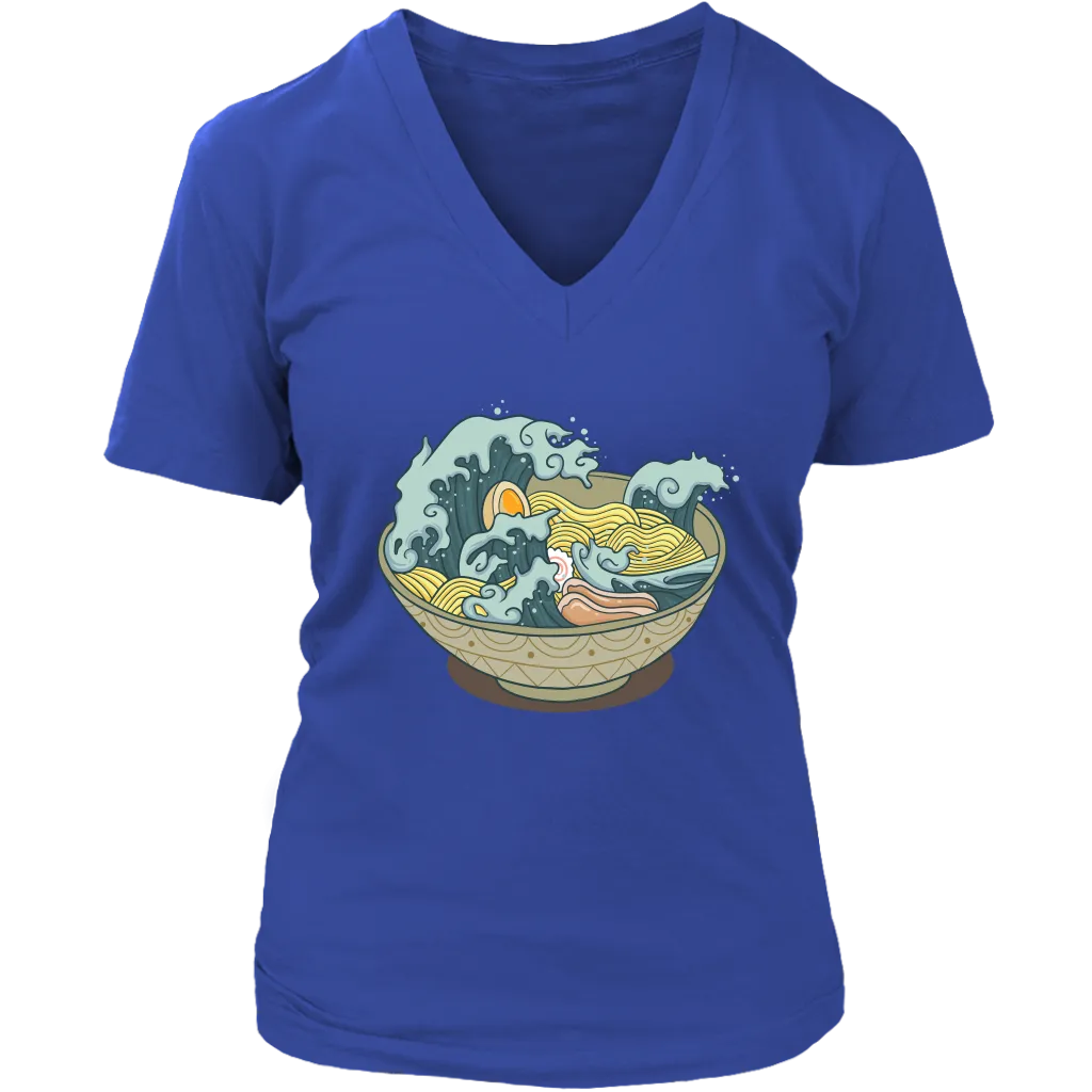 Ramen Ocean T-shirt, Gift for Ramen Lover, Ramen Shirt