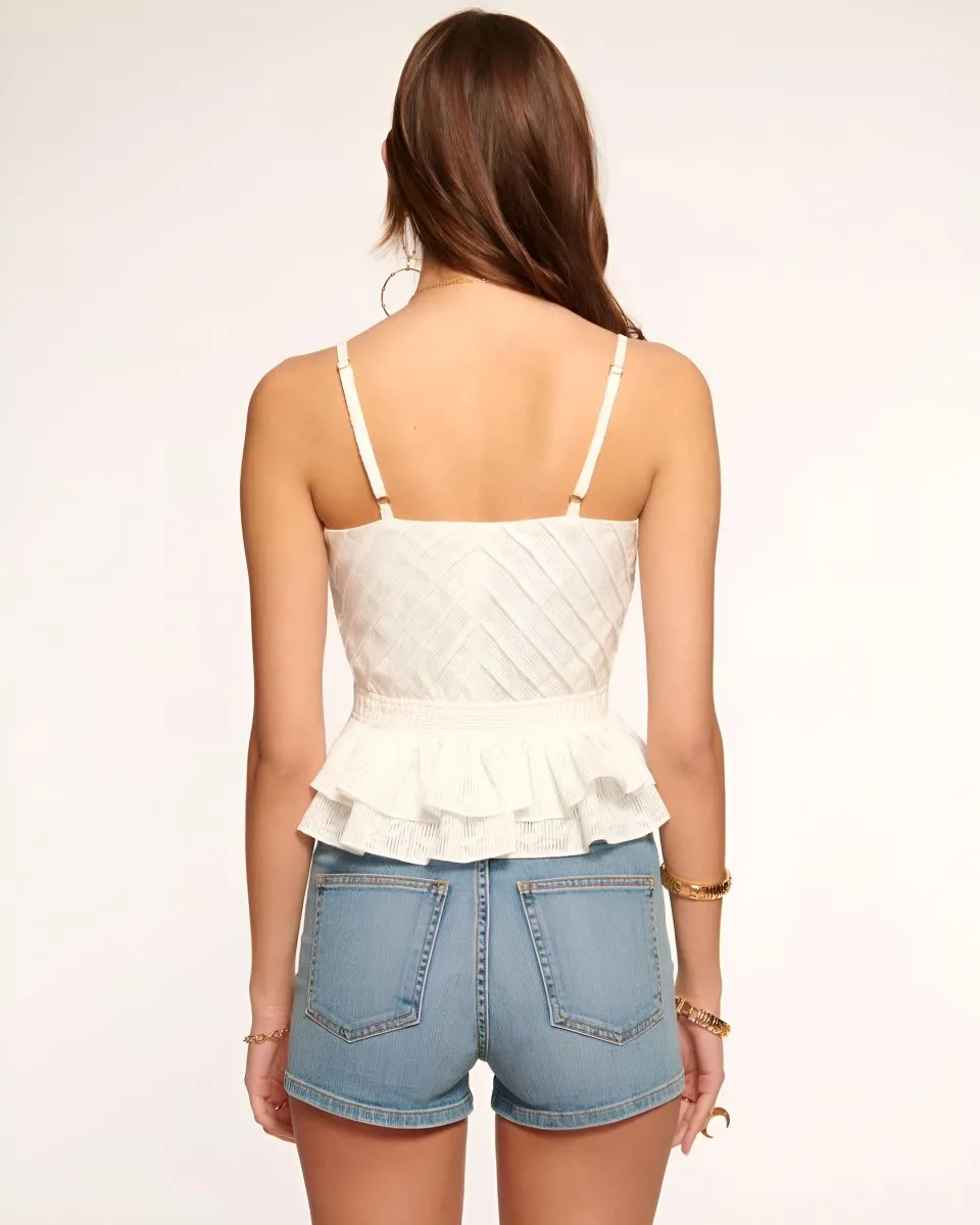 Ramy Brook- Keleka V-Neck, With Thin, Adjustable Straps (Final Sale)