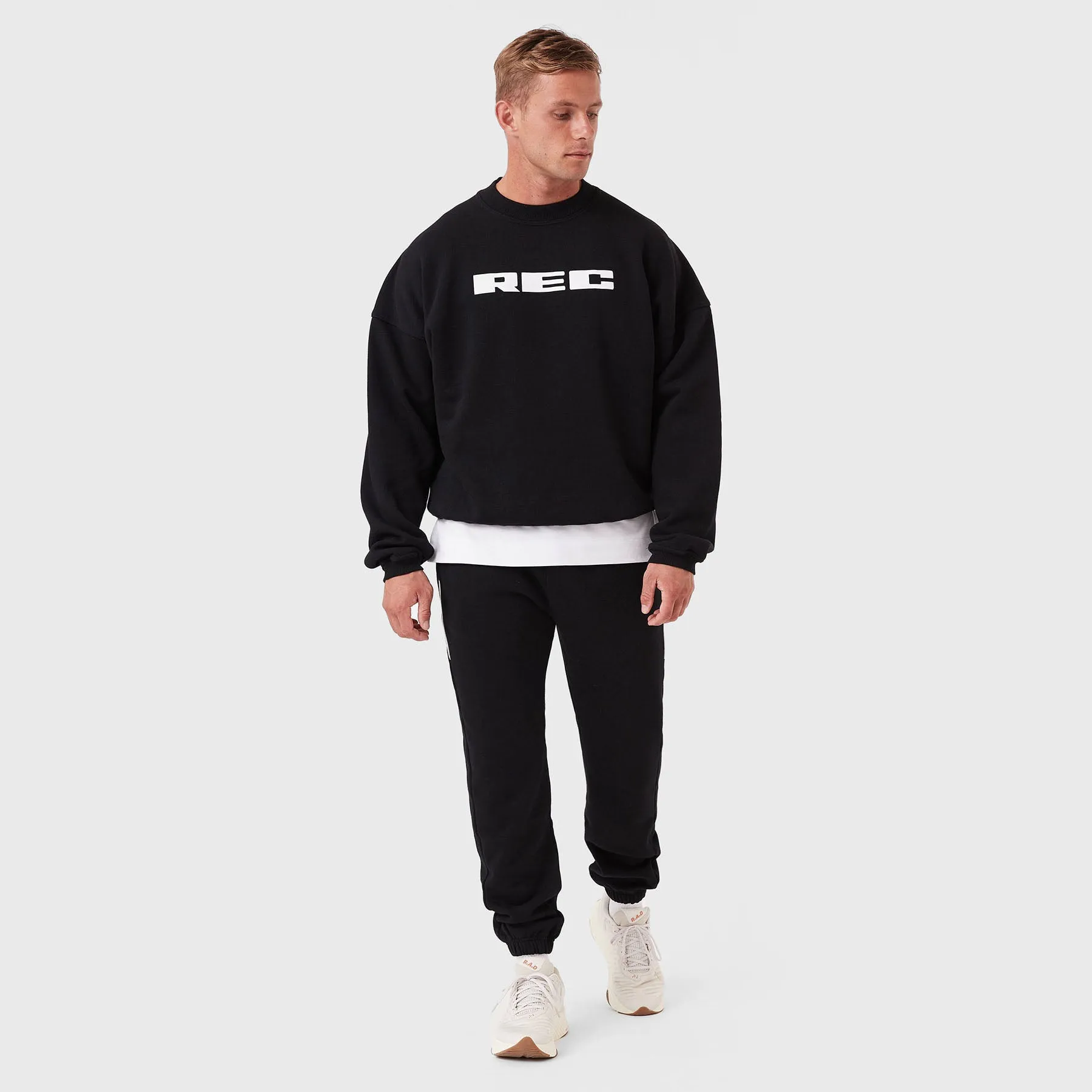 REC GEN - Mass Fleece Pipe Jogger Black