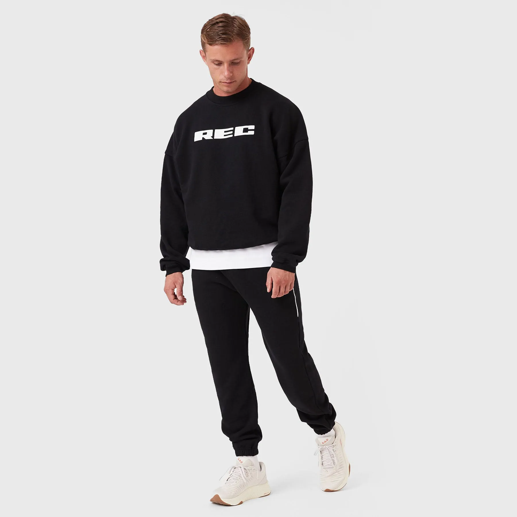 REC GEN - Mass Fleece Pipe Jogger Black