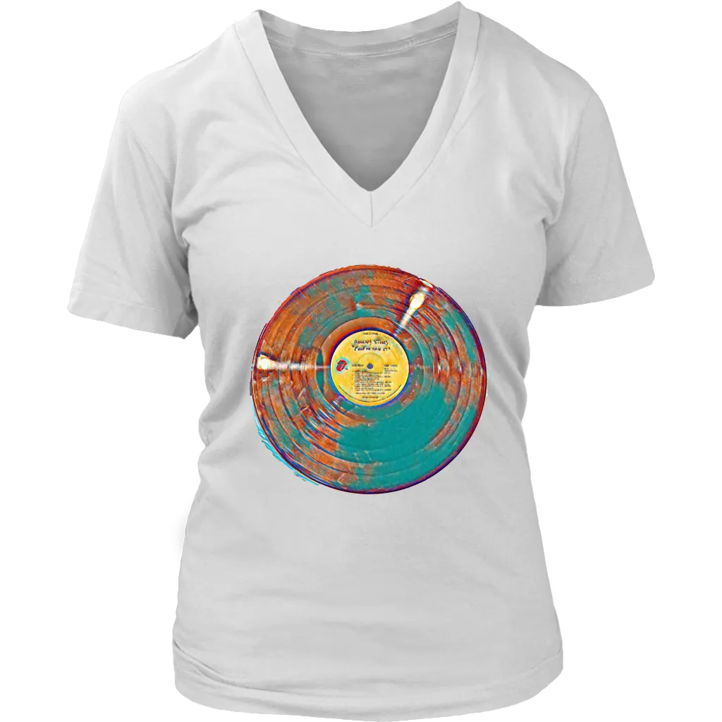 Record T-shirt, Stones T-shirt, Shirt for Record Lover, Music Fan T-shirt