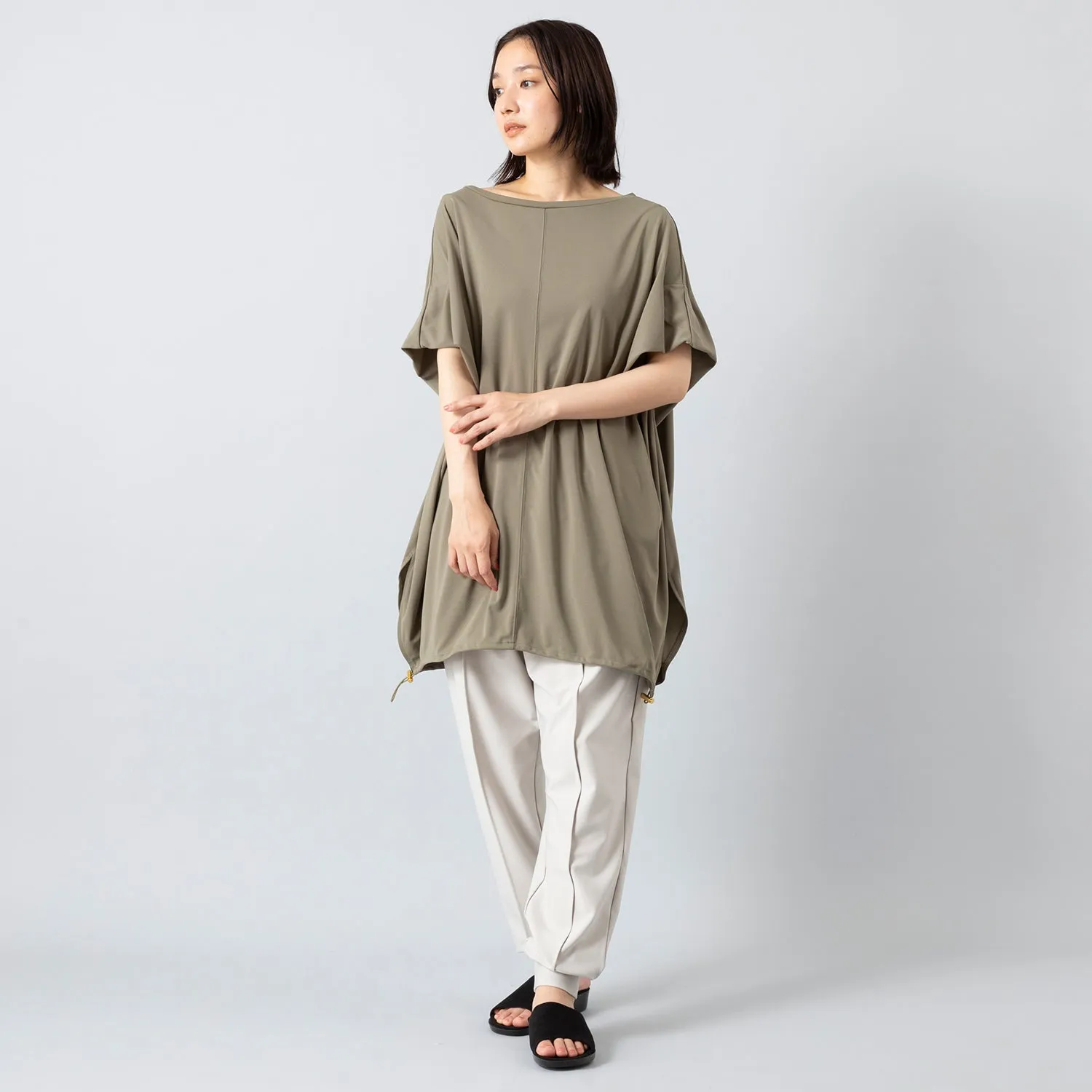 re:I not plus minus | レイノットプラスマイナス　ELASTIC CENTRE SEAM JOGGER PANTS