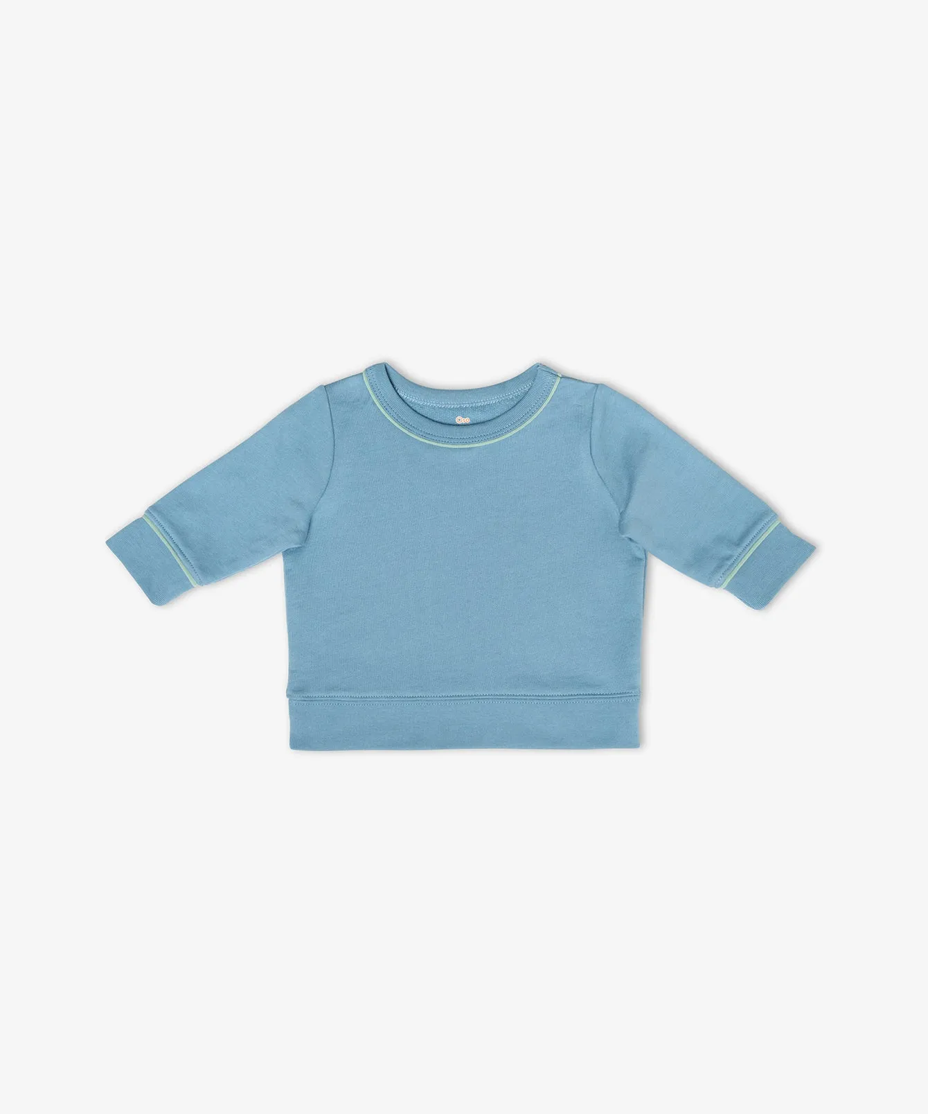Remy Baby Sweatshirt, Dusty Blue