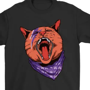 Rockabilly Cat T-shirt, Rockabilly Gift, Funny Rockabilly T-shirt, Funny Cat T-shirt