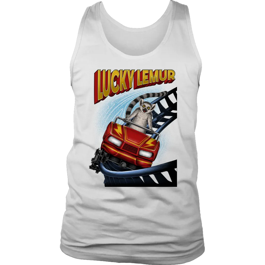 Rollercoaster T-shirt, Funny Lucky Lemur Shirt